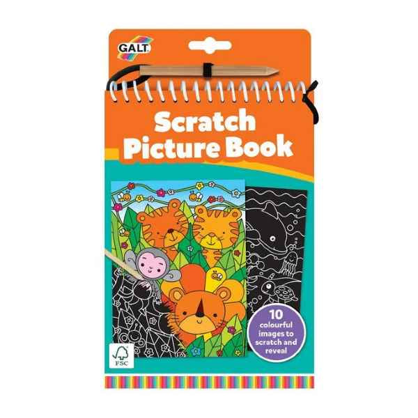 Galt Scratch Picture Book