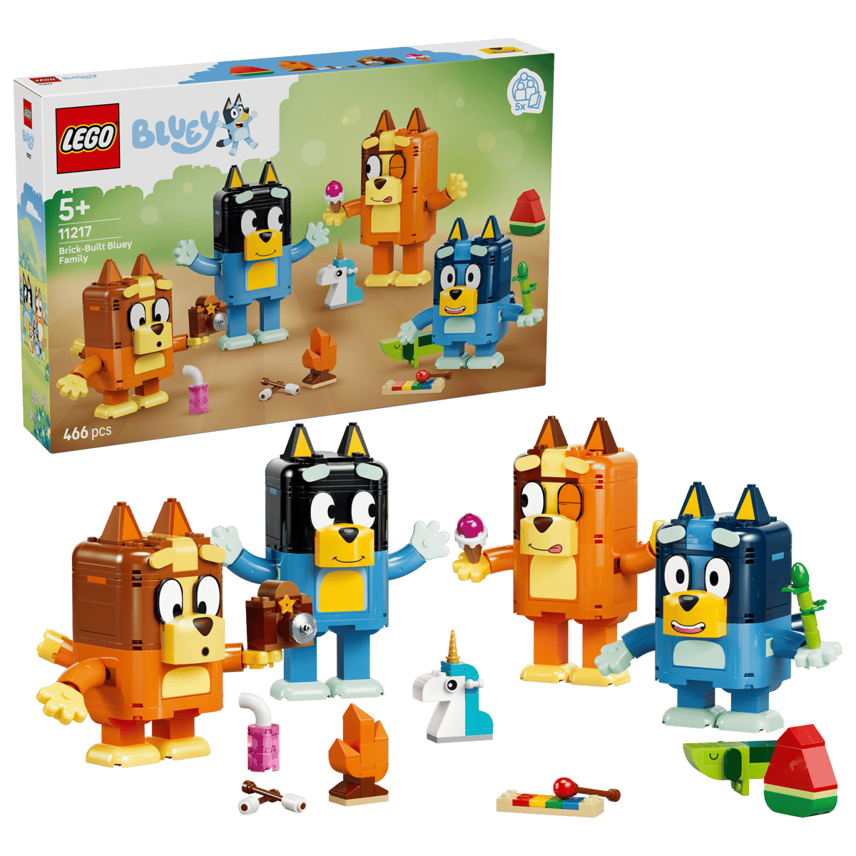 Lego Bluey 11217 Brick Built Bluey Family