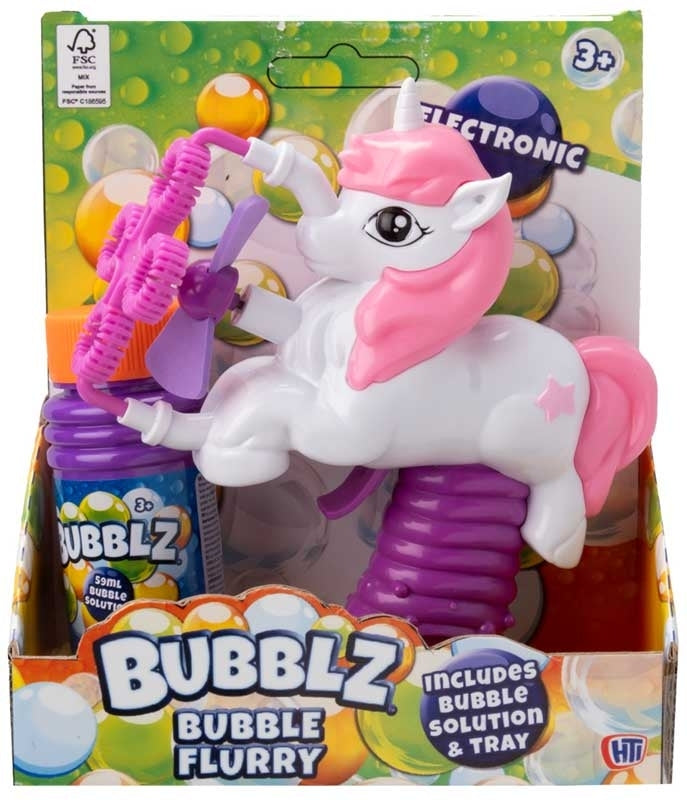 Bubblz Unicorn Bubble Flurry Bubble Maker