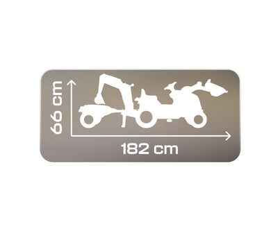 Smoby Builder Tractor with Trailer