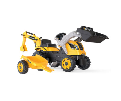 Smoby Builder Tractor with Trailer