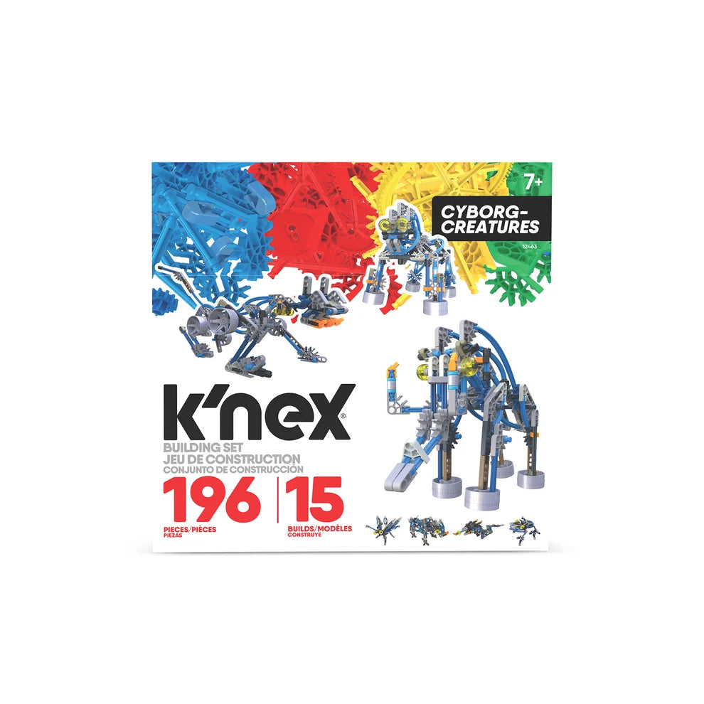 Knex Cyborg Creatures 196pc 15 Model Construction Playset