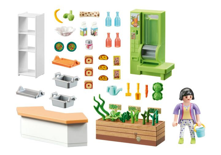 Playmobil City Life 71333 Lunch Kiosk 58pc Playset