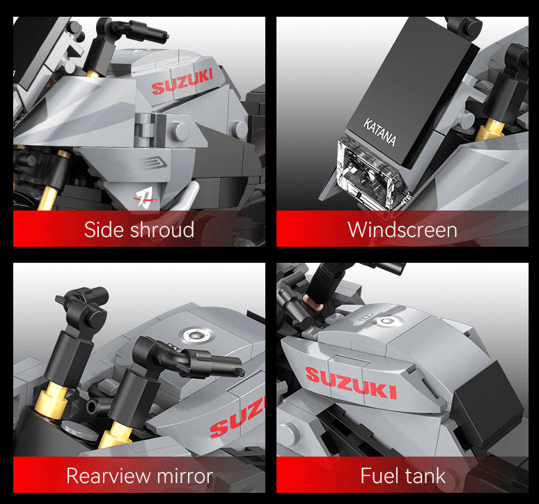 CaDA Suzuki Katana 310pc Construction Set 1:12