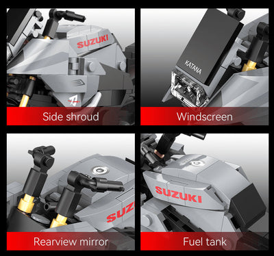 CaDA Suzuki Katana 310pc Construction Set 1:12