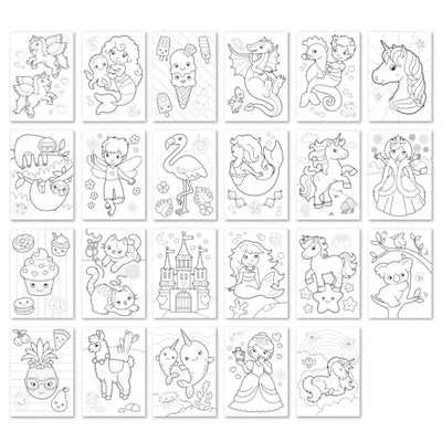 Orchard Toys Unicorns, Mermaids And More Sticker Colouring Book
