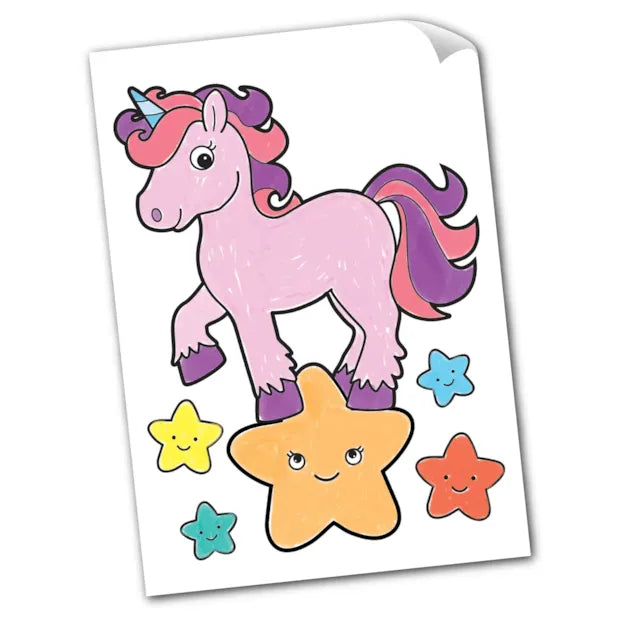 Orchard Toys Unicorns, Mermaids And More Sticker Colouring Book