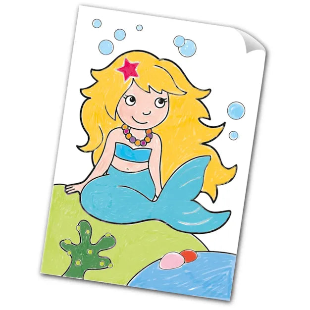 Orchard Toys Unicorns, Mermaids And More Sticker Colouring Book
