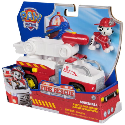Paw Patrol Fire Rescue Vehicle Marshall With Fire Rescue Truck