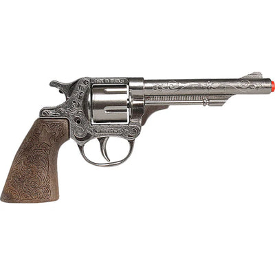 Gonher 8 Cap Diecast Cowboy Pistol / Gun