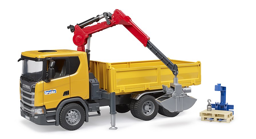 Bruder Scania Super 560R Construction Truck With Crane