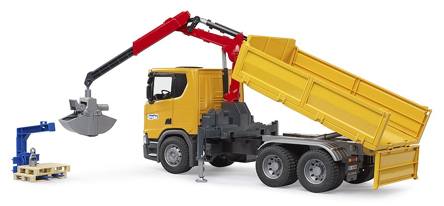 Bruder Scania Super 560R Construction Truck With Crane