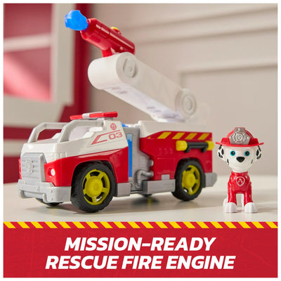 Paw Patrol Fire Rescue Vehicle Marshall With Fire Rescue Truck