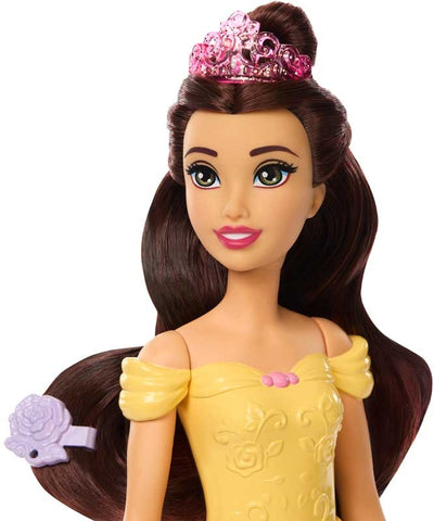 Disney Princess Belle Doll With Brush Dog And Accessories