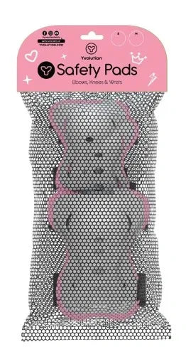 Yvolution Safety Pads Elbows - Knees - Wrists -Pink