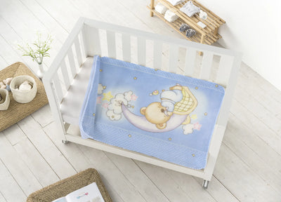 Pielsa Baby Blanket 80cm x 110cm Blue