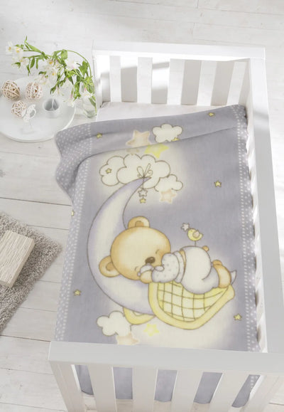 Pielsa Baby Blanket 80cm x 110cm Grey