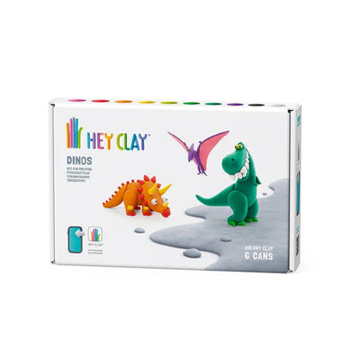 Hey Clay Sculpting Clay Dinos 6 Can Set