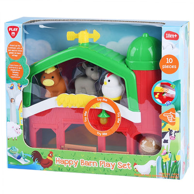 Happy Barn 10pc Infant Farm Play Set