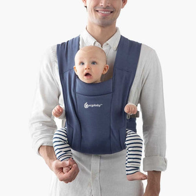 Ergobaby Embrace Cosy Newborn Baby Carrier Soft Navy
