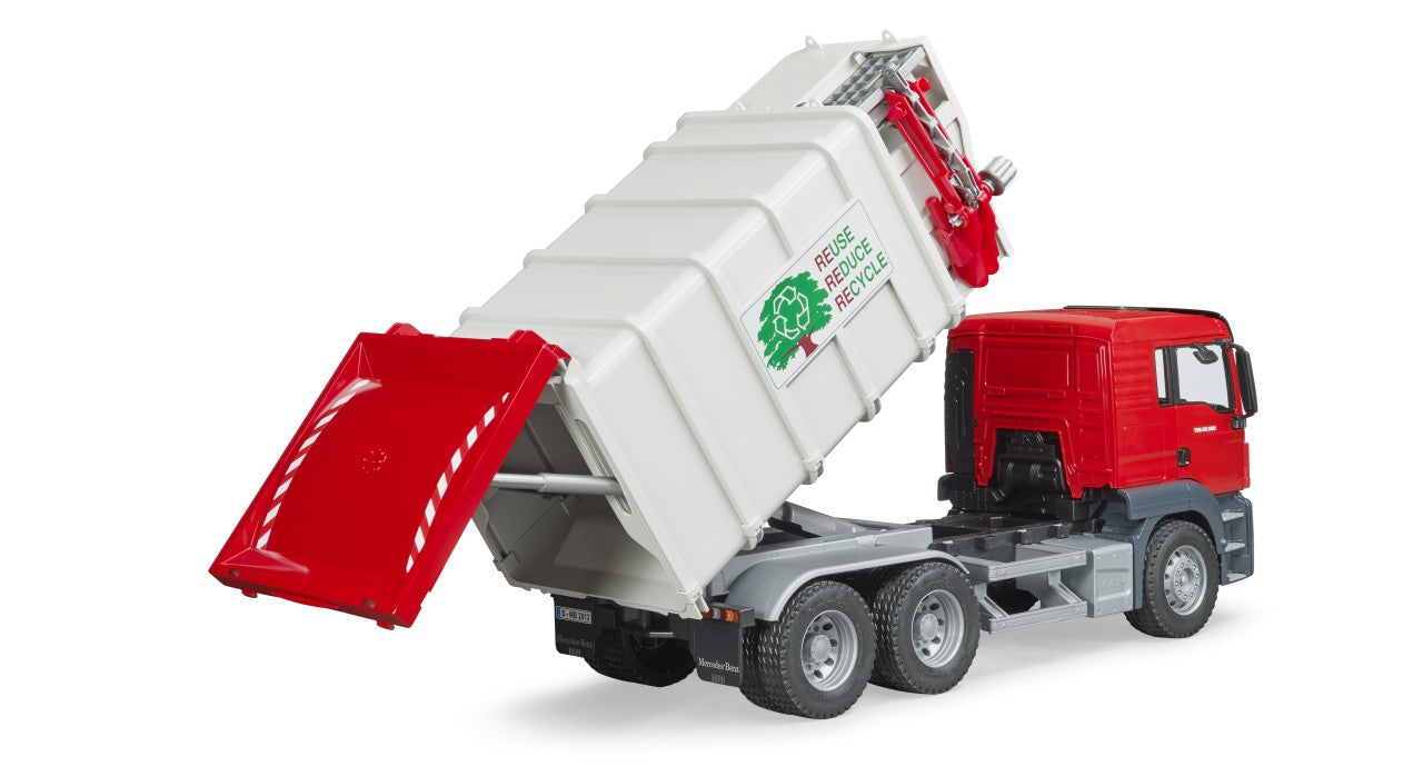 Bruder 03761 MAN TGS Side Loading Garbage Truck 1:16