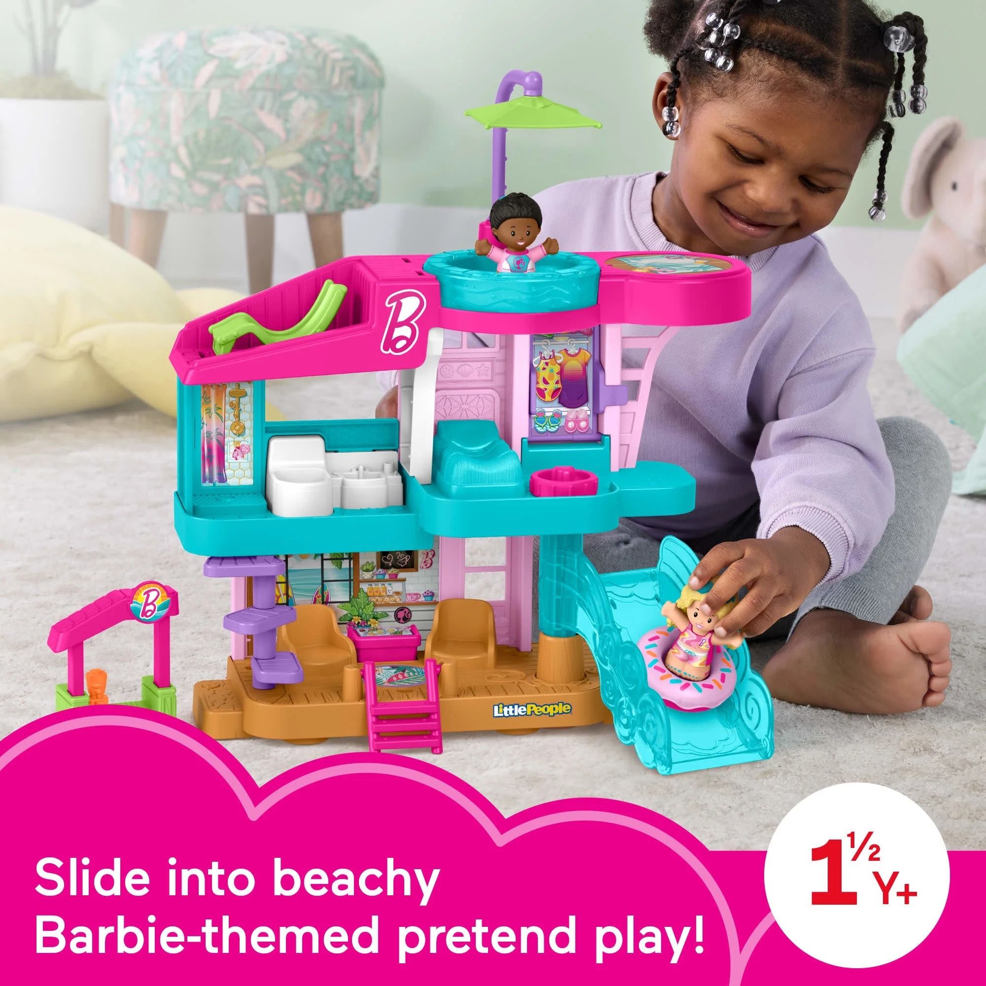 Barbie Fisher Price Little People Beach House