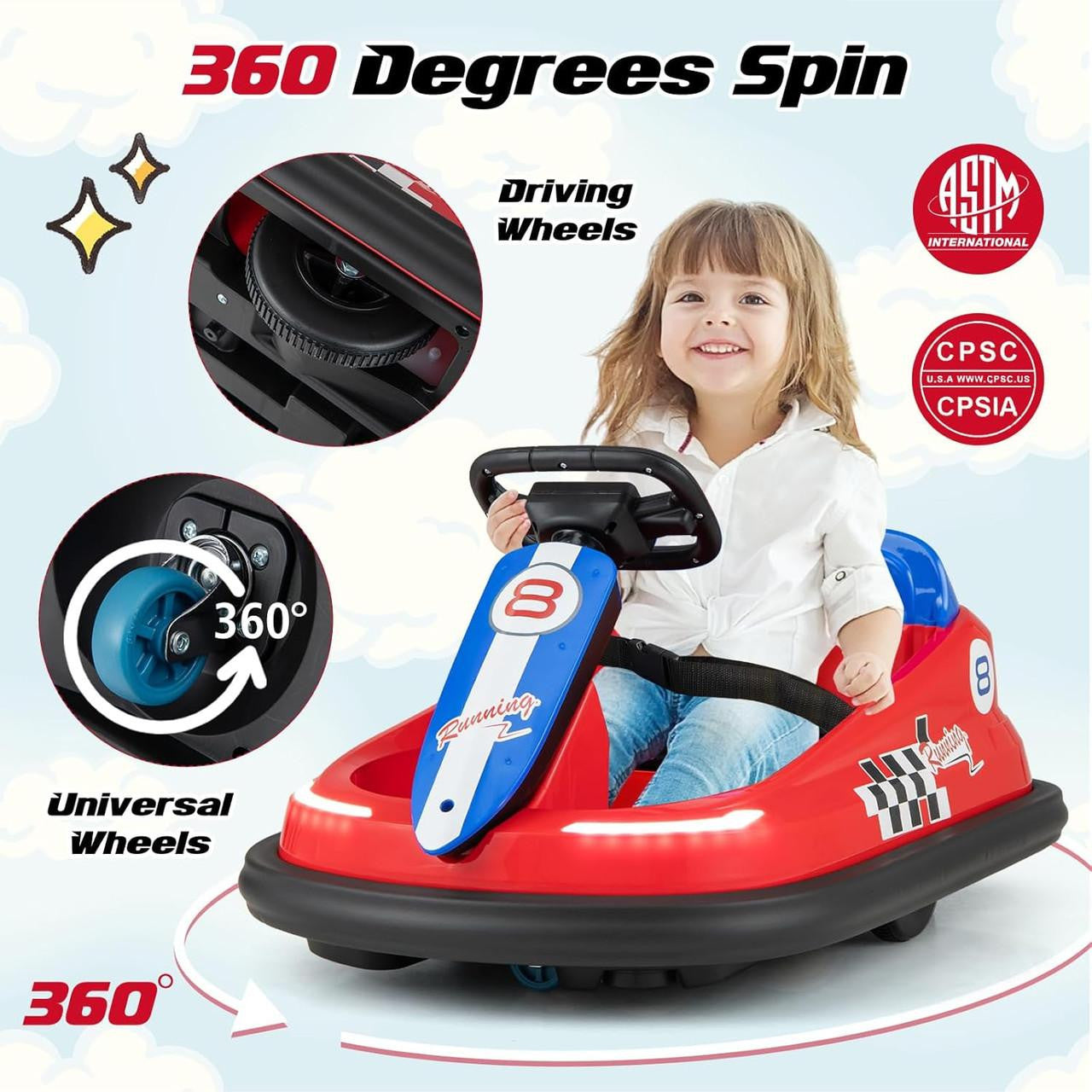 Kayto 6v 360 Bumper Car