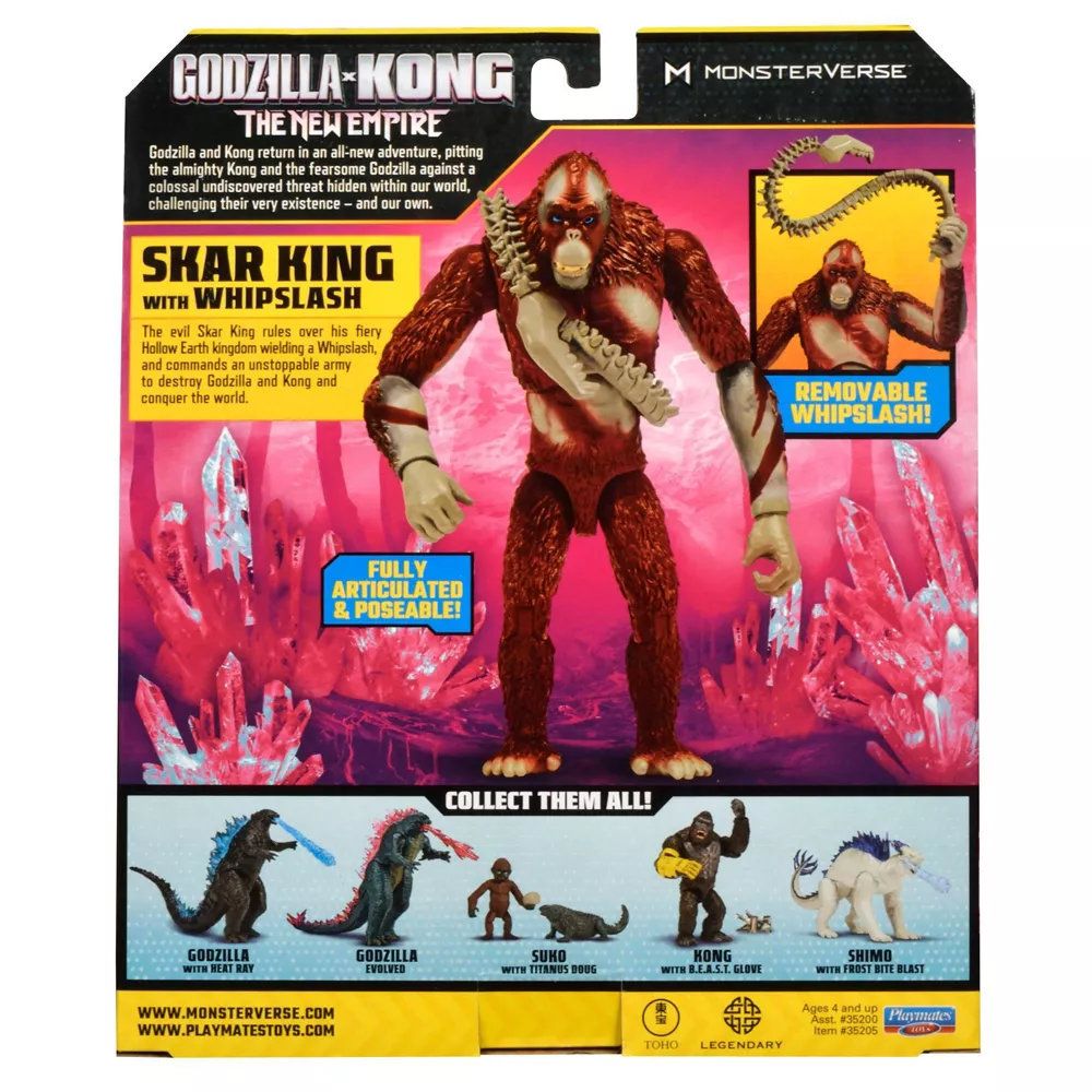 Monsterverse Godzilla x King Kong The New Empire Shar King With Whiplash Figure