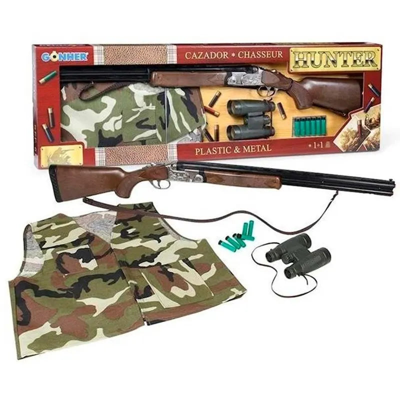 Gonher Hunter Rifle With Binoculars Playset