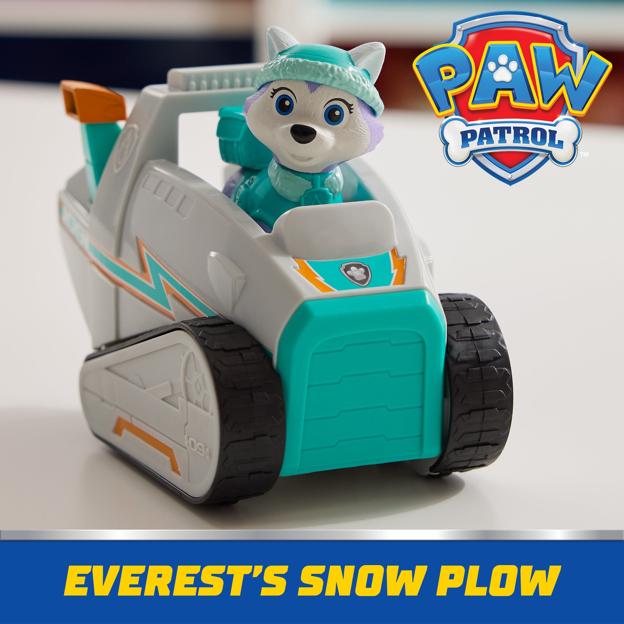 Paw Patrol Everest Snow Plough Vehicle And Figure