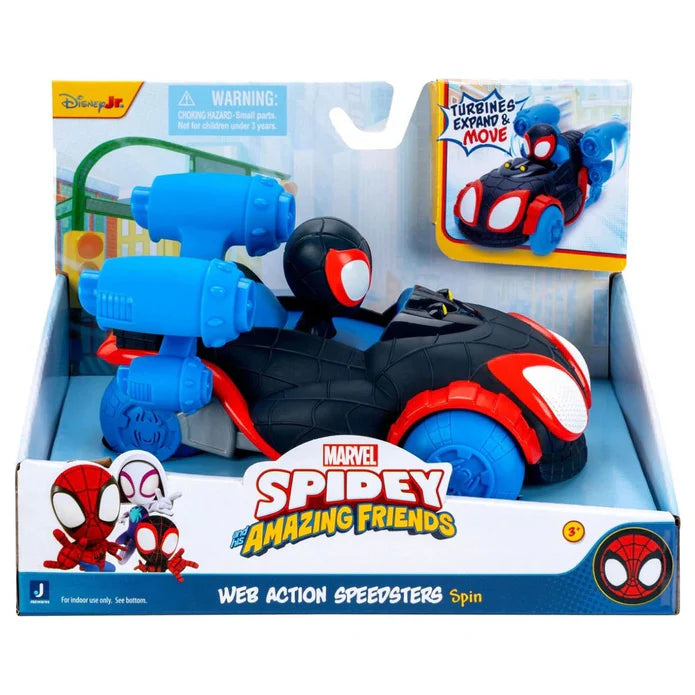 SpiderMan Spidey And His Amazing Friends Web Action Speedsters Spin