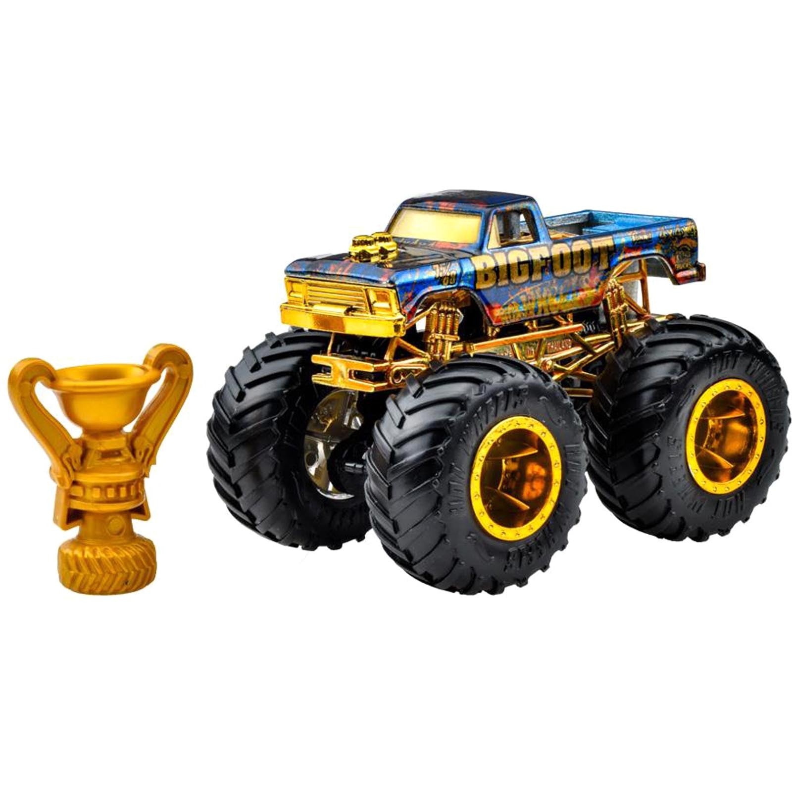 Hot Wheels Monster Trucks Trophy Champions Bigfoot 1:64