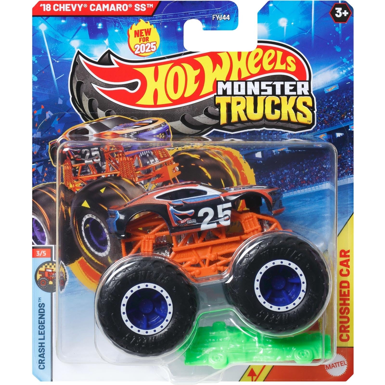 Hot Wheels Monster Trucks 1:64 '18 Chevy Camaro