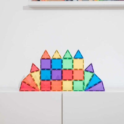 Connetix Magnetic Tiles Rainbow Mini Pack 24pc