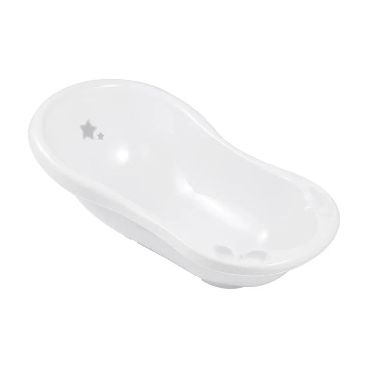 Keeper Baby Bath 84cm White Bath Tub Stars