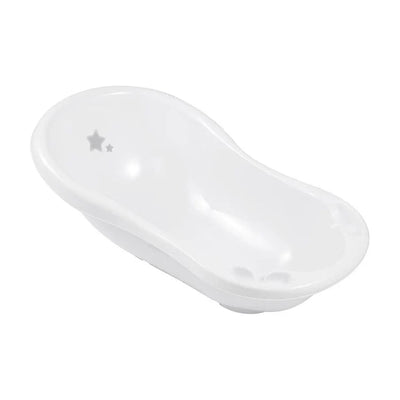 Keeper Baby Bath 84cm White Bath Tub Stars