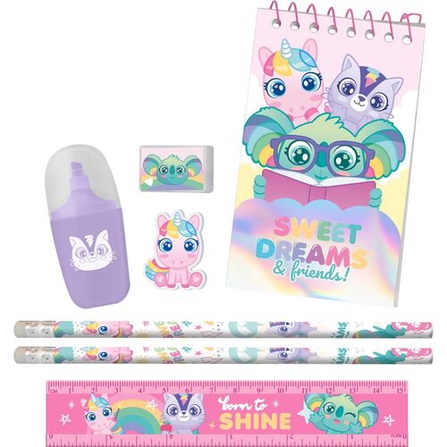 Sweet Dreams 8pc Stationary Set