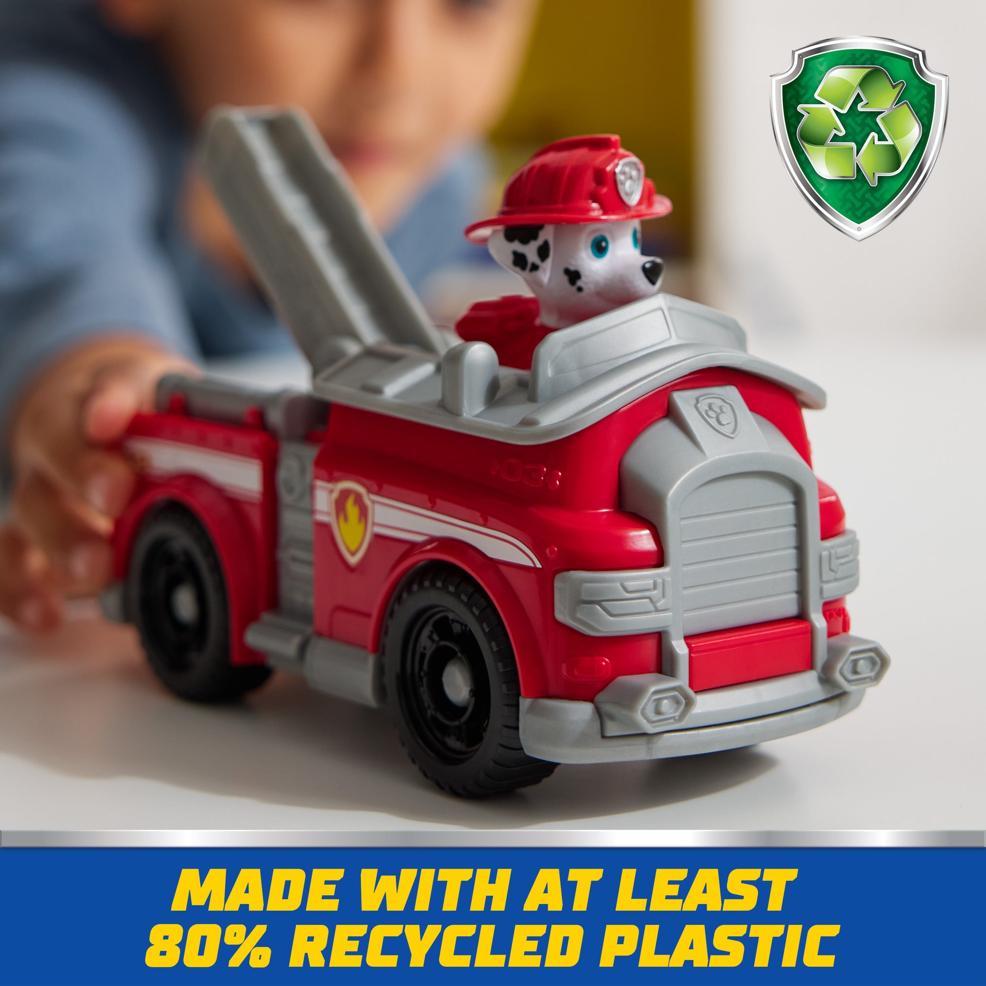 Paw Patrol Marshall Fire Engine Vehicle With Marshall Figure