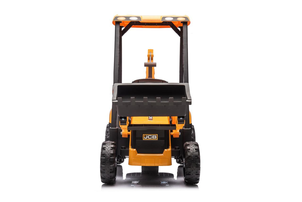 JCB 12v Electric Ride On With Front Loader And Backhoe