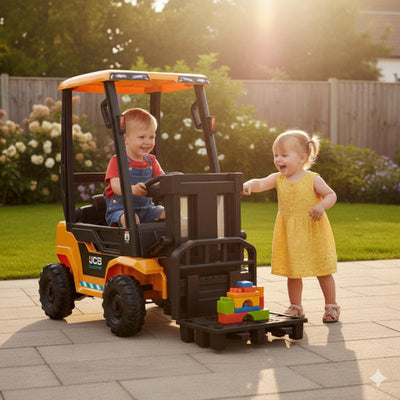 JCB 12v Electric Forklift / Tractor Ride On