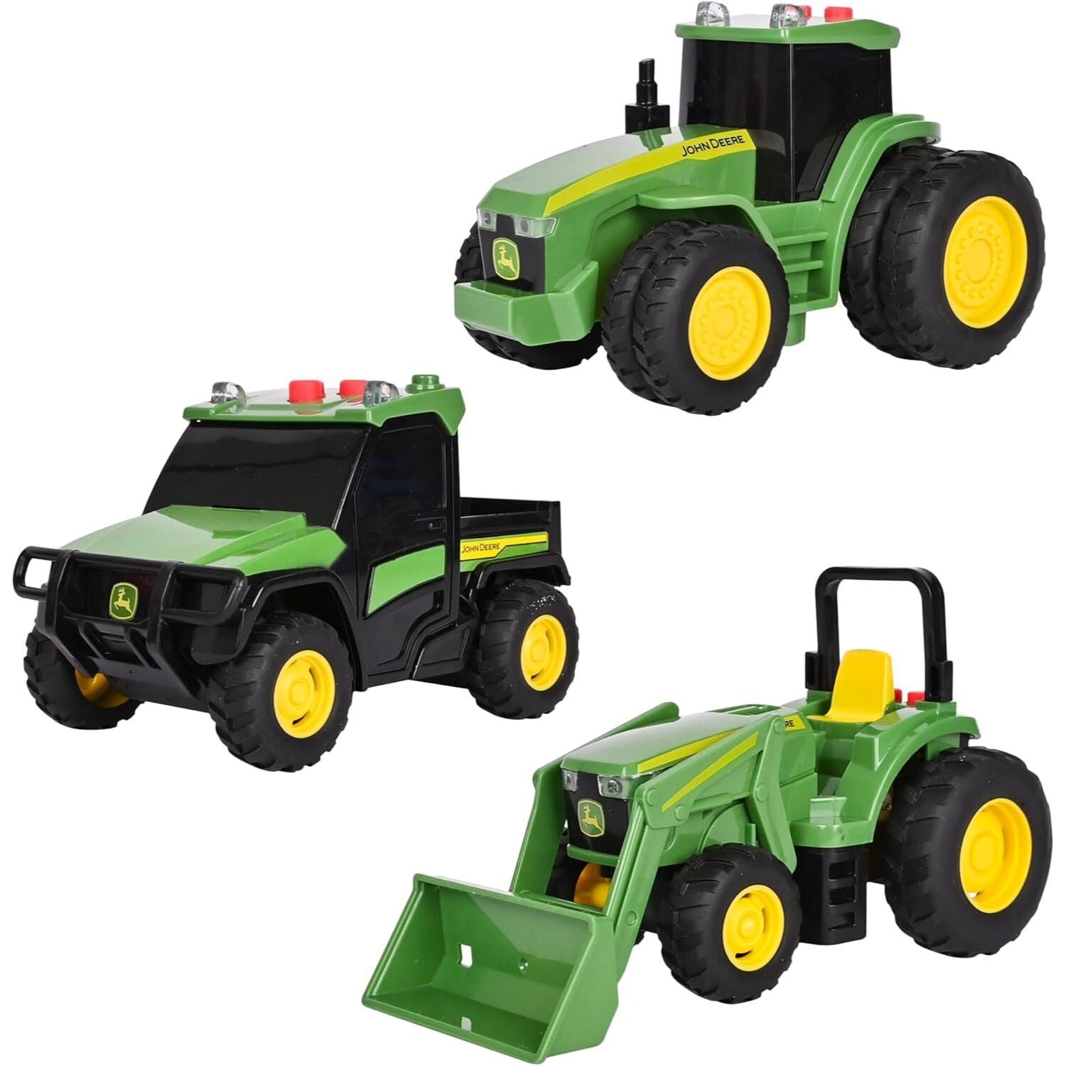 John Deere Farm Mini Vehicles Light And Sound 3 Pack