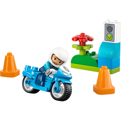 Lego Duplo 10471 Blue Police Motorcycle