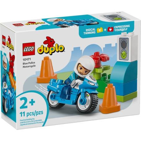 Lego Duplo 10471 Blue Police Motorcycle