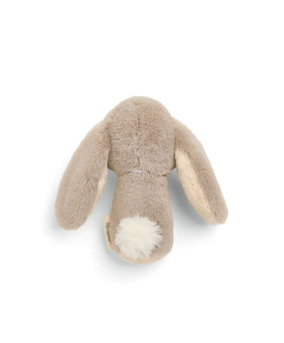 Mamas And Papas Grey Bunny Rattle Soft Toy