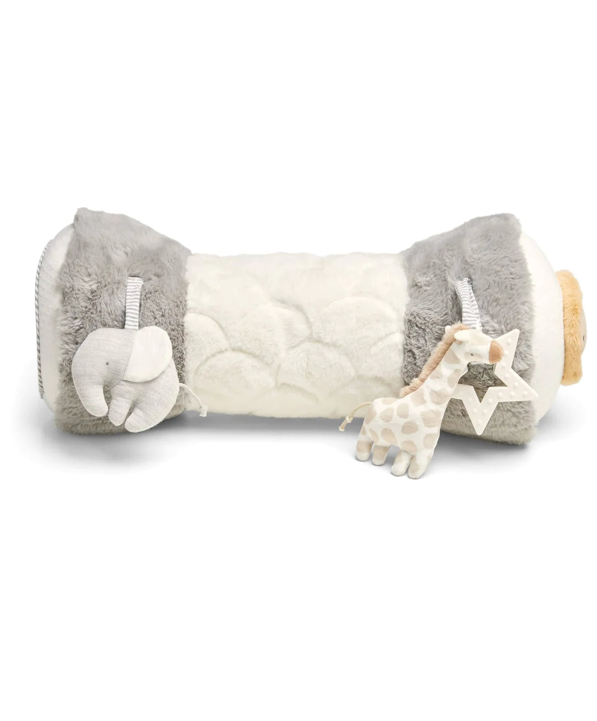 Mamas And Papas Welcome To The World Tummy Time Activity Soft Toy Grey