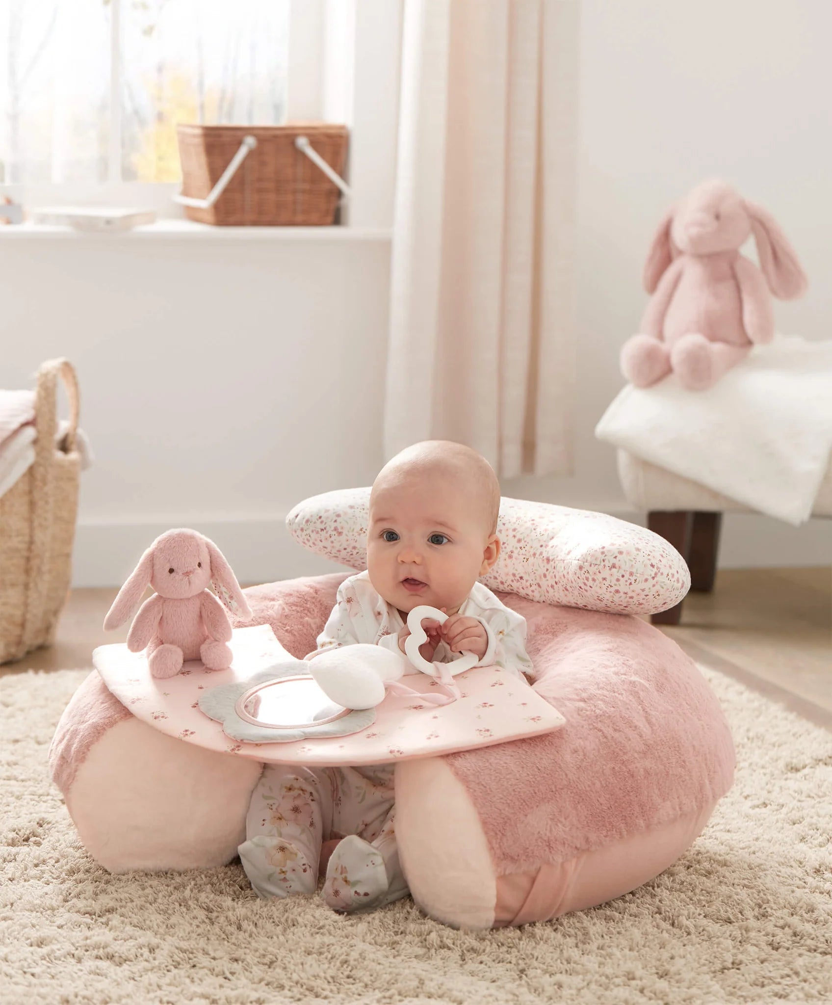 Mamas And Papas Welcome To The World Sit And Play Interactive Seat Pink