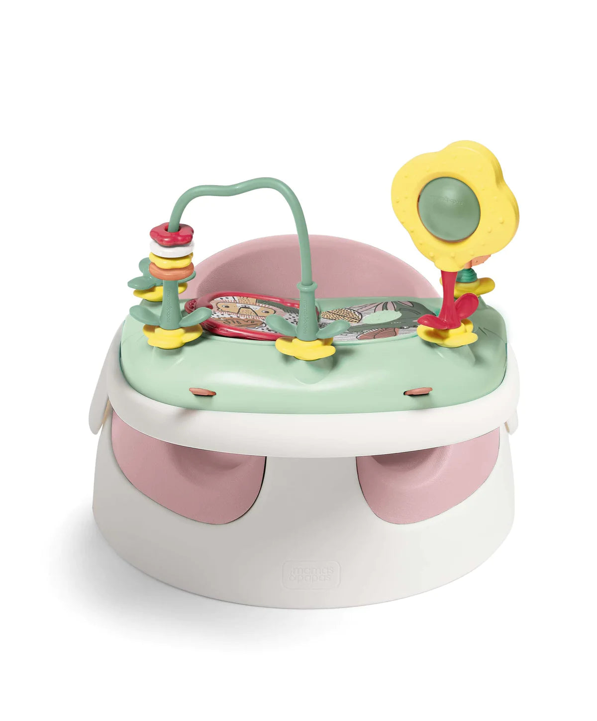 Mamas And Papas Baby Snug Floor Seat With Activity Tray Blossom