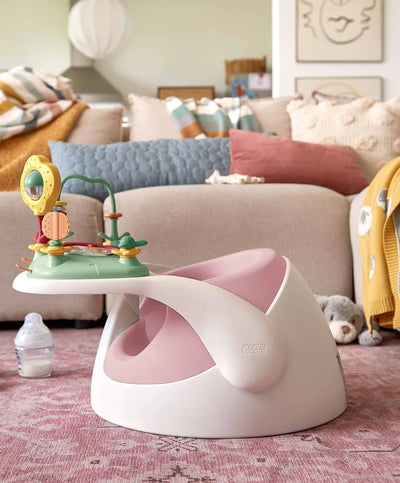 Mamas And Papas Baby Snug Floor Seat With Activity Tray Blossom