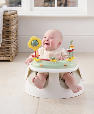 Mamas And Papas Baby Snug Floor Seat With Activity Tray Clay