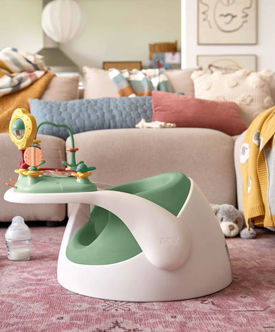 Mamas And Papas Snug Floor Seat With Activity Tray Eucalyptus
